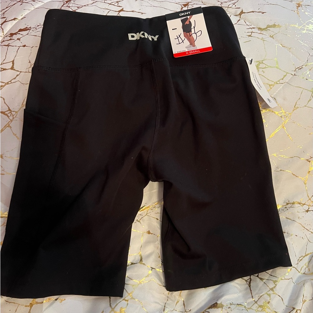 DKNY Jet Black Active Shorts